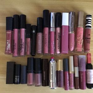Huge lip set! High end and drugstore
